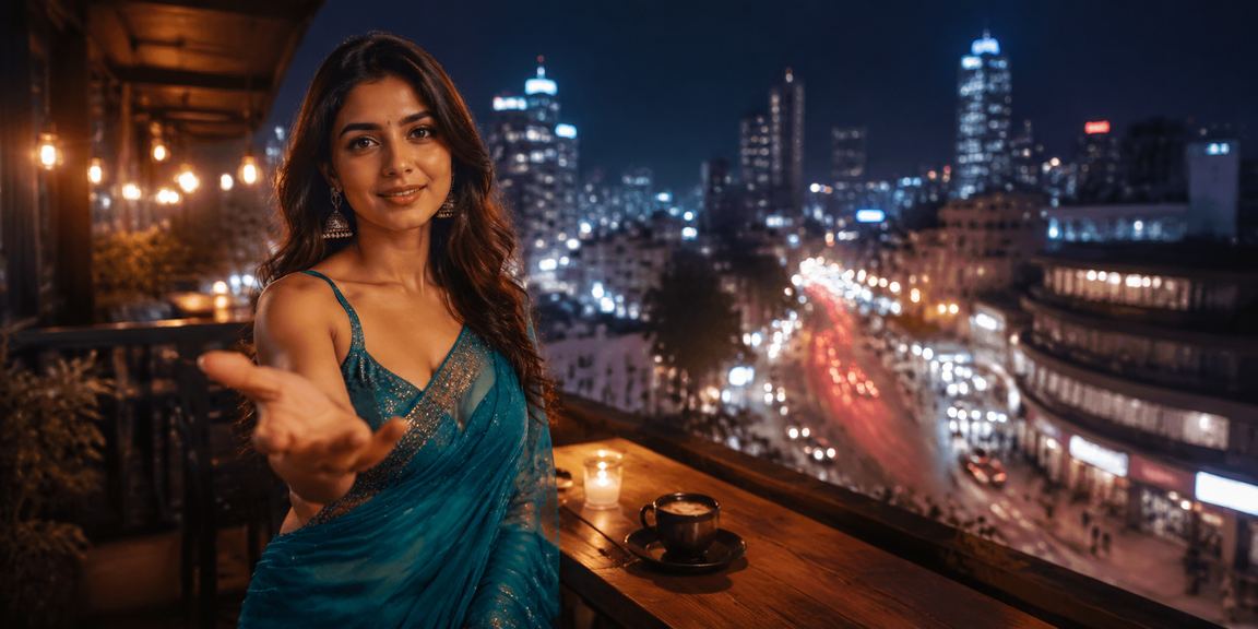 Player enjoying Teen Patti on mobile in MG Road Bangalore